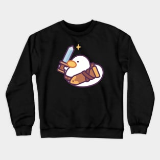 Swordsman? No, Swordsduck! Crewneck Sweatshirt